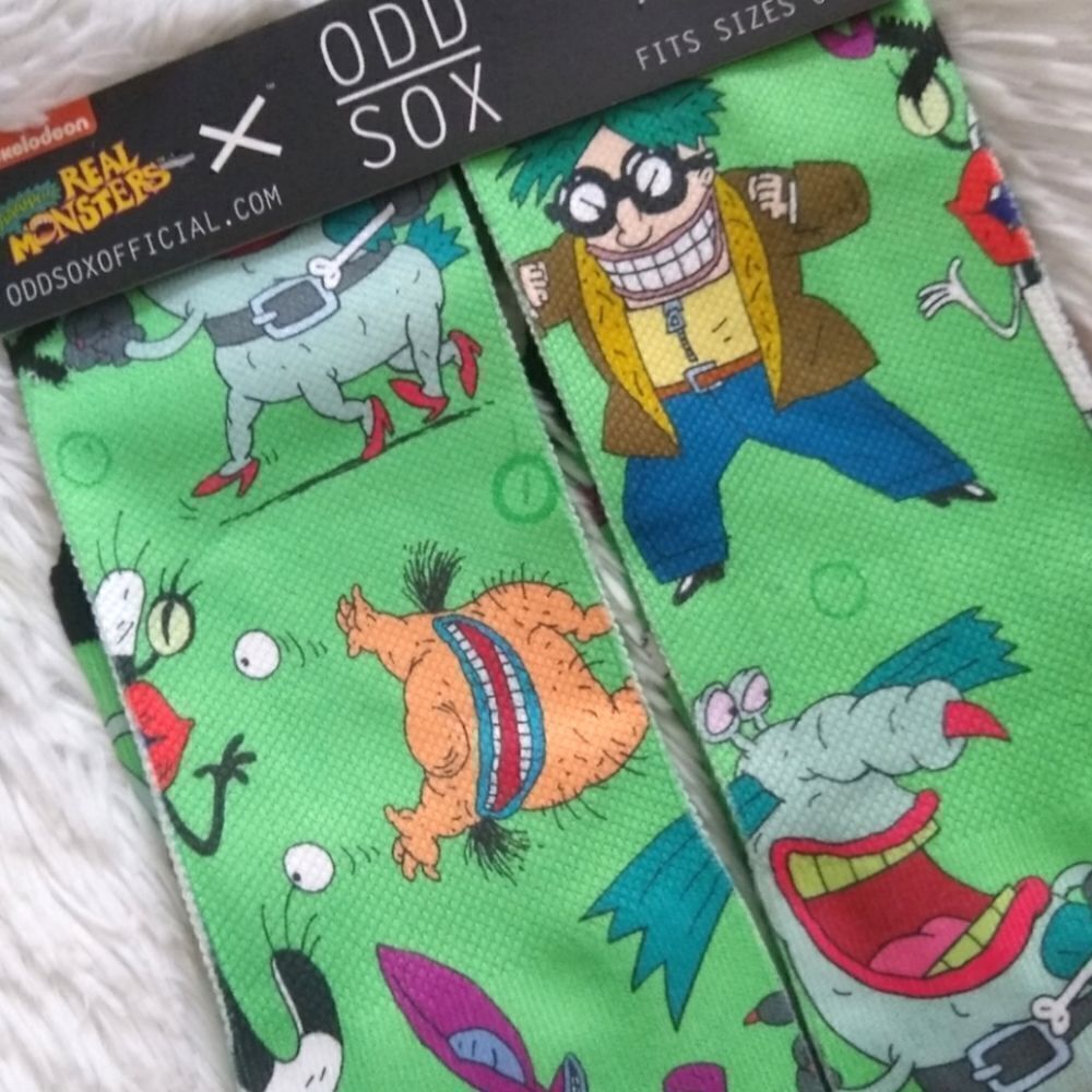 Odd Sox Nickelodeon AAAhh Real Monsters Socks